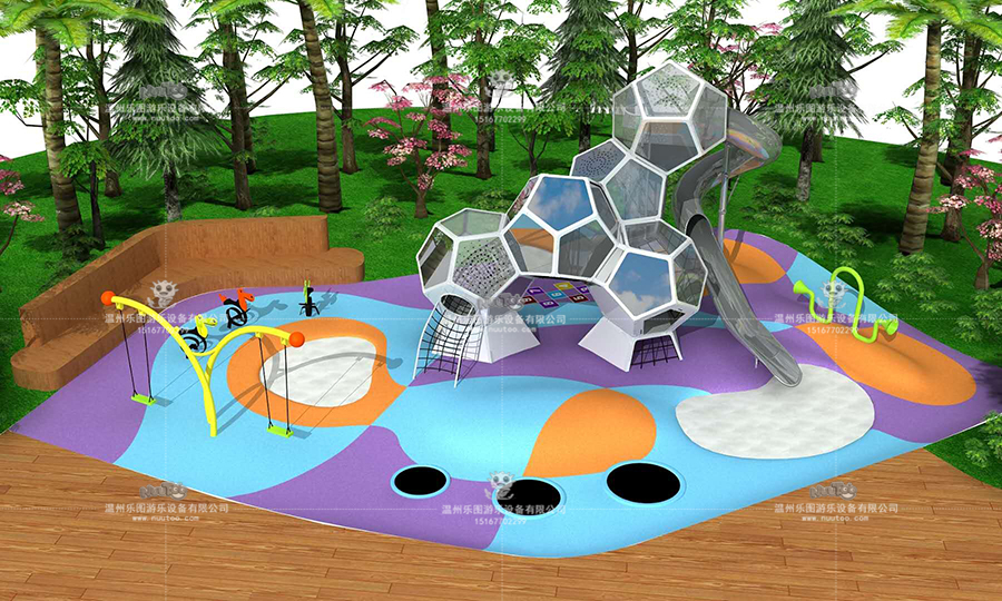 兒童樂園非標(biāo)無動(dòng)力游樂設(shè)備