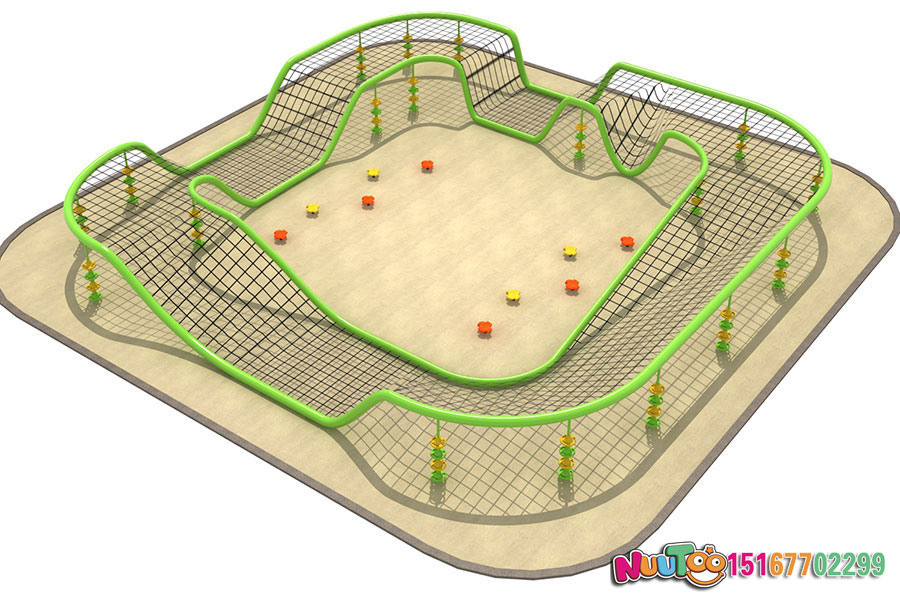 兒童游樂場引領(lǐng)新動(dòng)力設(shè)備：功能繩網(wǎng)攀爬