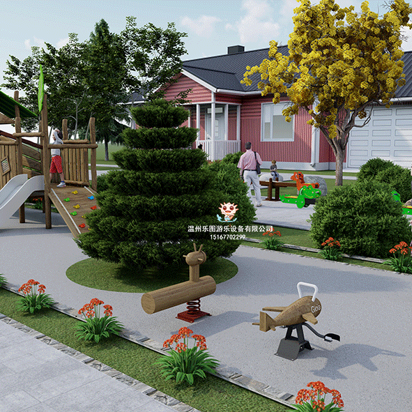 開一個100平米的兒童樂園，選什么戶外非標(biāo)游樂設(shè)備合適？
