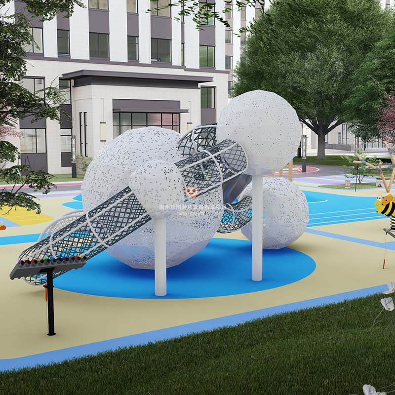 大型戶外組合滑梯多少錢一套？如何區(qū)分？